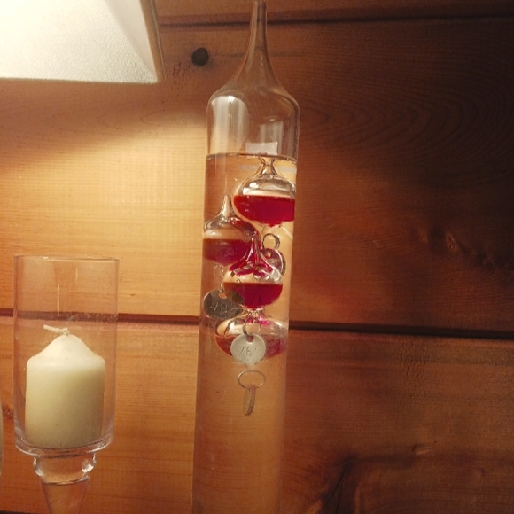 Art deco Other Vintage Art Glass Galileo Thermometera Vintage Art